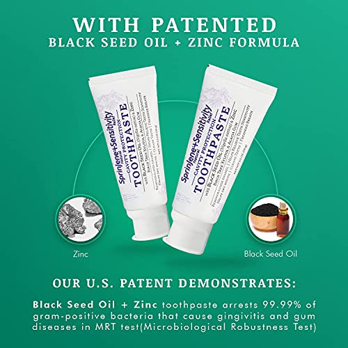 SprinJene Natural Toothpaste, Cavity Protection for Sensitivity Relief