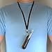 Premium Faux Leather EGO Necklace Lanyard for eGo-t, eGo-w, eGo-c, eGo-F, eGo Twist, eCig- Carry Case in Black or White (Black)