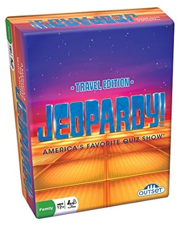 Jeopardy the Card Game - America's Favorite Quiz Packed into a Convenient Travel Game