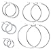 Stainless Steel Womans Hoop Earrings