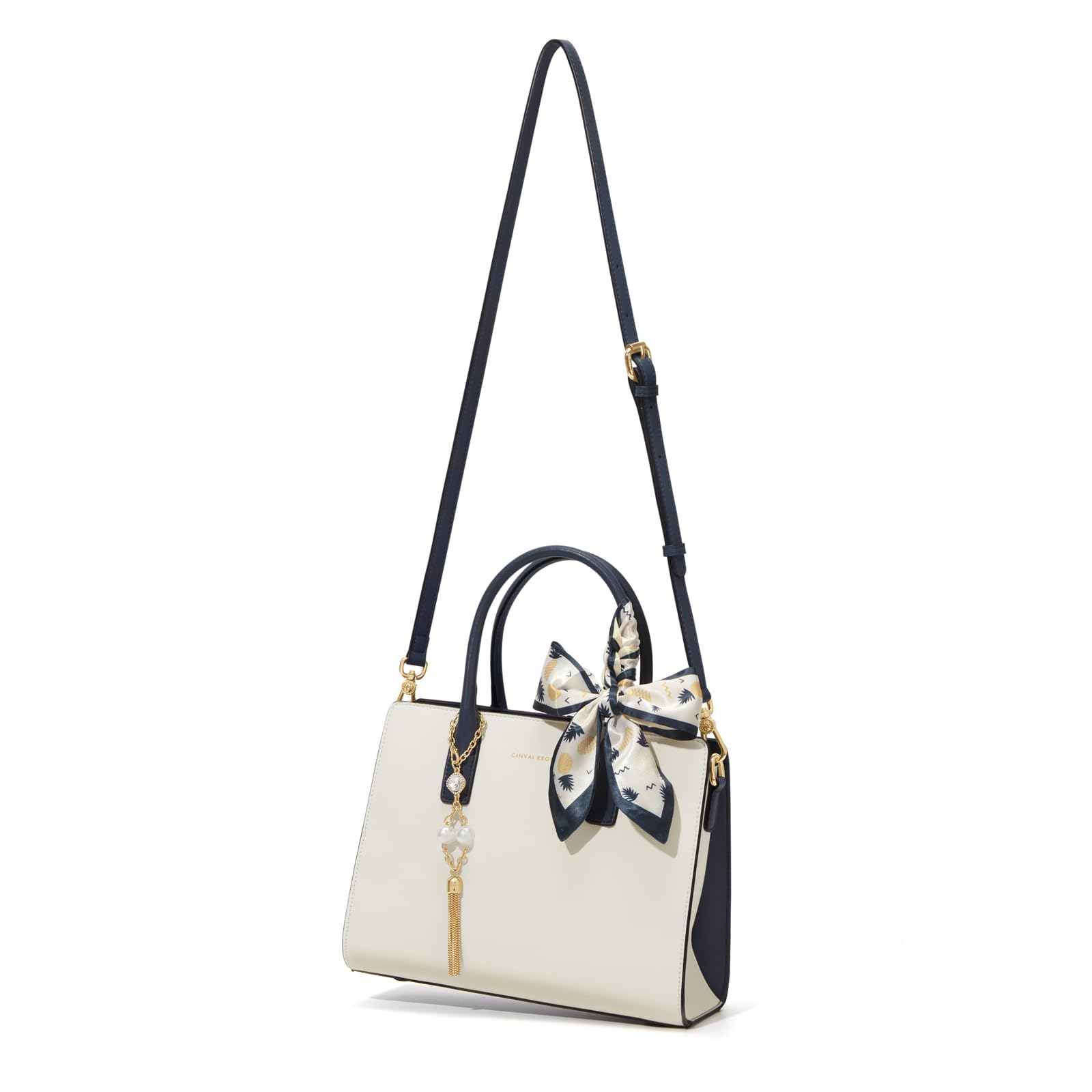 CinvaiKrose Leather Crossbody Bag For Women Fashionable Handbags With Shoulder Strap Work Bag for Formal or Daily Outfit