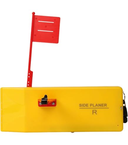 Planche Raboteuse P009 Avec Drapeaux à Ressort, Lot De 2 (gauche/droite) L8xL3 Jaune