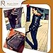 Ranboo Small Crossbody Purse Messenger Bag Belt Pouch Cell Phone Holster with Belt Clip Belt Loop Shoulder Strap Fit for iPhone 16 Plus 15 Pro Max 14 Pro Max Samsung Galaxy S25 Edge S24 Ultra (Black)