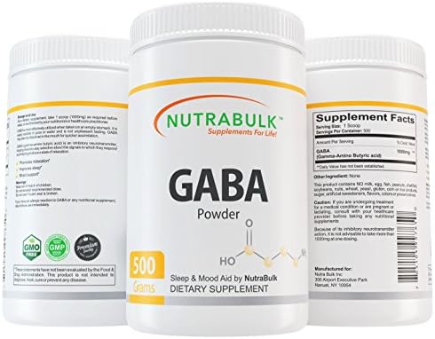 NutraBulk GABA Powder – 500 Grams