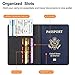 Fintie Passport Holder, Slim Travel Wallet RFID Blocking Card Case Cover Passport Cover Protector Essentials with Credit Card Slots for Women/Men, Black