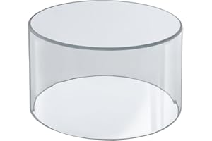 Azar Displays 556908 10-Inch W by 8-Inch H Clear Acrylic Cylinder