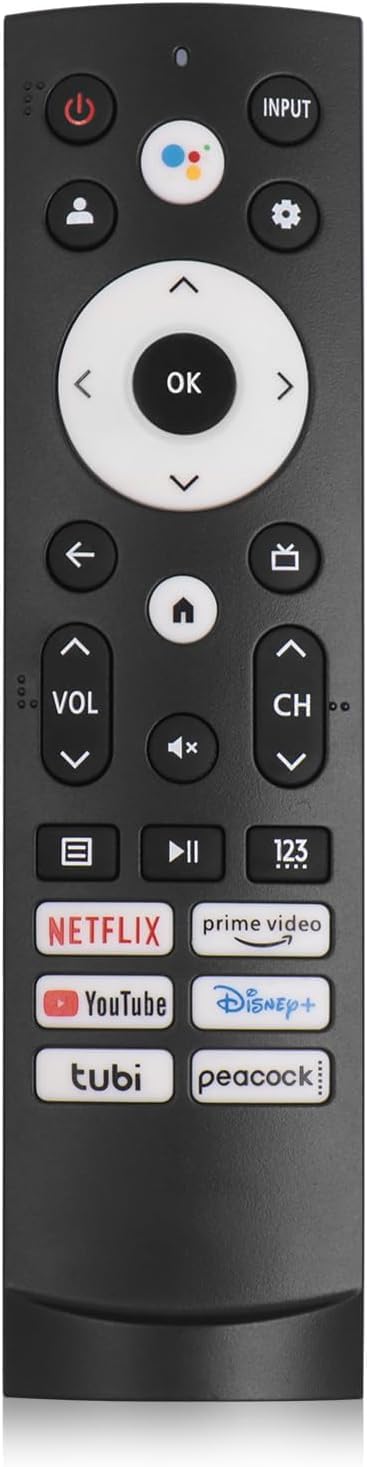 Photo 1 of New ERF3M90H IR Replaced Remote Control Fit for Hisense Google/Android TV 50A6H 55A6H 65A6H 75A6H 50U6H 55U6H 65U6H 65U8H 75U8H 43A6H 43A68H 55U7K (No Voice Function)