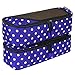 BAGAIL 6 Set Packing Cubes,3 Various Sizes Travel Luggage Packing Organizers(Blue Dot)