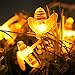Solar String Lights Outdoor for Garden Decoration, Aukora 30 LED Solar Powered Honey Bee Lights for Trees Flower Fence Grass Lawn Festival, Ideal Gifts(Warm White)