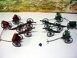 54mm Gettysburg Cannon & Limber Wagon Set (6pc ea.) (Bagged) by Americana Souvenirs