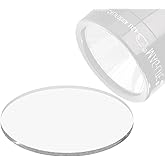 Weltool Glass Lens for Maglite C or D Cell Full Size Flashlights Upgrade - Tempered Glass Lens Shatterproof and UltraClear (1