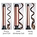 Pro Beauty Tools Professional 3-in-1 Copper Ceramic Curling Wand Kit