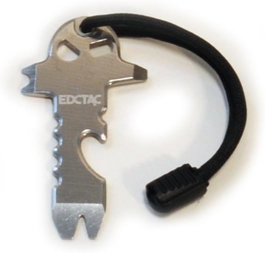Great Stocking Stuffer! EDCTAC Skull Pocket Self Defense Multitool Bottle Opener Keychain Multi Tool Multifunction Survival Tool