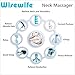 Neck Massager Best Solution for Headaches Alleviate Neck and Back Pain Shoulder Relax Foot Rest Relaxation Massager Stress Reliever for Men Women - Cervical Traction Set