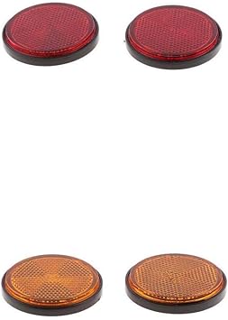 round bicycle reflectors