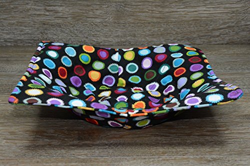 Microwave Cozy // Dinner Plate Cozy // Circus Dots - Thumbnail 4