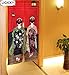 LIGICKY Noren Japanese Style Doorway Curtain Kyoto Geisha Girls at Fushimi Inari Shrine Long Type Door Tapestry for Home Decoration 33.5 x 59 inch