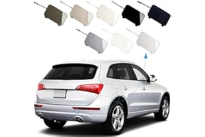 CZShiYue Car Rear Bumper Tow Hook Cover Cap Towing Eye Fit for Audi Q5 2008 2009 2010 2011 2012 2013 2014 2015 2016 2017 Trailer Cover 8R0807449 8R0807450 (Brown, Right Passenger Side)