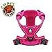 Chai's Choice Dog Harness Vest Medium (Fuchsia) | Comfortable & Secure with Adjustable Strap Soft Padded Dog Vest | No-Choke & Easy Control Pet Oxford | 3M Reflective Stripes for Dog Visibility