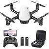 Potensic Elfin 2K Drones with Camera for Adults Kids, FPV RC Foldable Quadcopters with Trajectory Flight, Gesture…