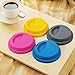 Yilove silicon coffee cup lid for ceramic travel Coffee Mug,4 Pack