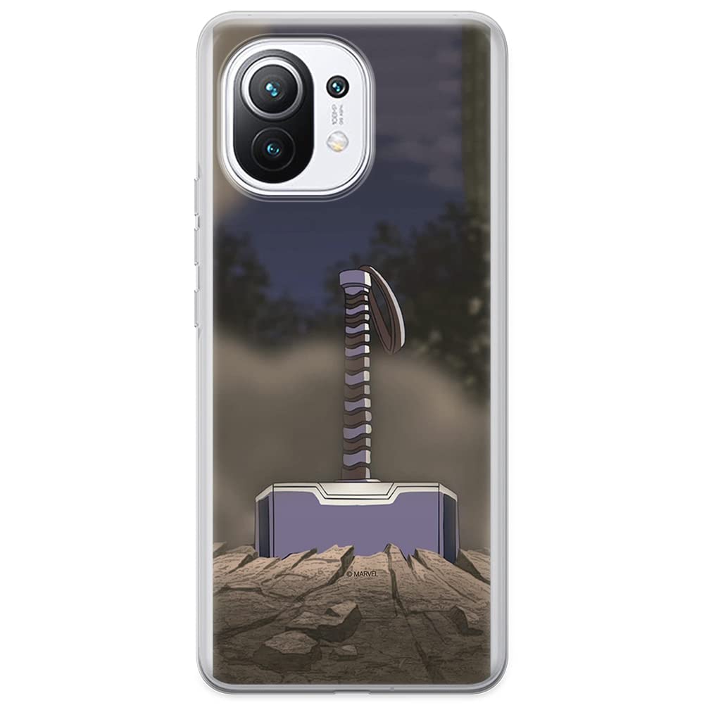 ERT GROUP mobile phone case for Xiaomi 11 original and officially Licensed Marvel pattern Thor 002 optimally adapted to the shape of the mobile phone, case made of TPU