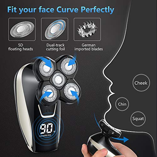 Head Shaver,Teamyo Head Shavers for Bald Men,5D Floating Electric