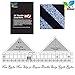 STCORPS7# New Ruler Non-Slip 90 Degree Double Strip Quilt Ruler,quilting rulers,Sewing Tools #MSW-02