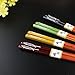 DineAsia CCH01/M Multicolored Japanese-Style Fish Pattern Reusable Sushi Chopsticks & Fish Shape Rests Complete Gift Set - Pack of 4