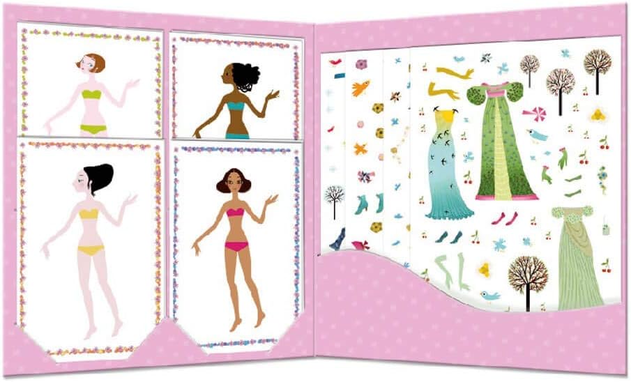 Muñecas de papel Vestidos de las 4 temporadas, Mehrfarbig - Image 3