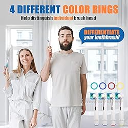 8 Pcs Replacement Toothbrush Heads Compatible with
