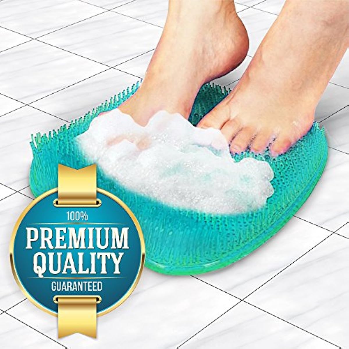 Shower Foot Scrubber For Shower Floor Mat Massager Cleaner and