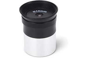 Astronomical Telescope Eyepiece, 1.25in K10mm Kellner, Blue Film Coating, with M28.6 Standard Threads
