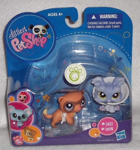 Littlest Pet Shop 2010 Assortment B Series 5 Collectible Figure Yorkie Ferret