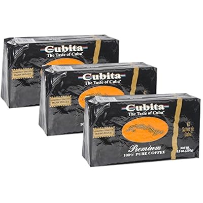 Cafe Cubita Coffee. 8.8 oz Pack of 3