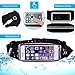 Cell Phone Armband + Running Belt for iPhone 8 Plus 7 Plus 6s/6 Plus, Galaxy s8 s7 s6 Edge, Waist Pack Workout Wristband Sport Arm Band Strap Key Holder for Hiking Jogging, Set of 3,Up to 6.2” Black