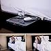 Hid N' Tray, Your Bedside Bed Tray - Bed or Couch Tray, Easily Stores out of Sight after Use, Powerful LED Lights, Over 100 Square Inches, Perfect for Small Living Spaces.