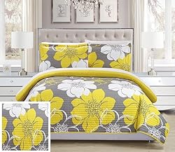 Chic Home - QS1768-AN 3 Piece Woodside Abstract