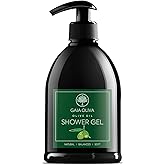 GAIA Oliva Olive Oil Shower Gel – Natural Body Wash with Green Tea, Hydrating, Moisturizing Body Wash for Women & Men, Plant-based Bath & Shower Gel for Dry Skin, 16.9 Fl Oz (Pack Of 1)