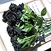 famibay 10pcs Artificial Flowers Rose Bouquets Vintage Fake Silk Rose Flowers with Leaf and Plastic Stem for Home Wedding Party Mother’s Day Garden Hotel Decoration Black