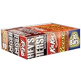 HERSHEY'S Chocolate Candy Bar Assortment (Hershey's, with Almonds, Reese's, Kit Kat) 30 Count
