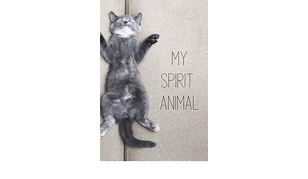 My Spirit Animal Journal For Cat Lover Funny Kitten Notebook Thomas Rachel 9781076543837 Amazon Com Books