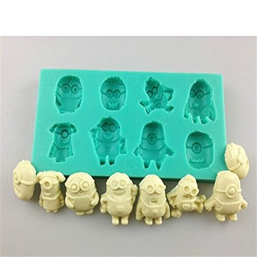 Minions - Molde de silicona para azúcar, decoración de tartas ...
