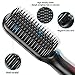 Beard Straightener for Men, ALLFU Ionic Beard Straightening Comb Portable Heated Beard Brush Comb with Anti Scald Auto Off and LED Display Hair Straightening Brush for Men & Women, for Home & Travel