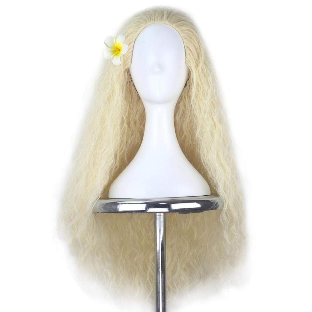 Amazon Com Women 80cm Long Kinky Curly Dark Brown Black Hair