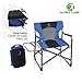 ALPHA CAMP Directors Chair Oversize Support 300 lbs Folding Portable Camping Chair Lightweight for Outdoor Breathable Mesh Back with Cooler Bagthumb 1