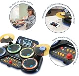 VTech Kidi DJ Drums Light Up Electronic Drum Kit Bluetooth Coach Mode view 2