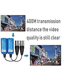 VIMVIP 5 MP Split Joint Mini CCTV BNC HD-CVI TVI CVBS AHD Transceptor Pasivo de Video Balun 4 Pares