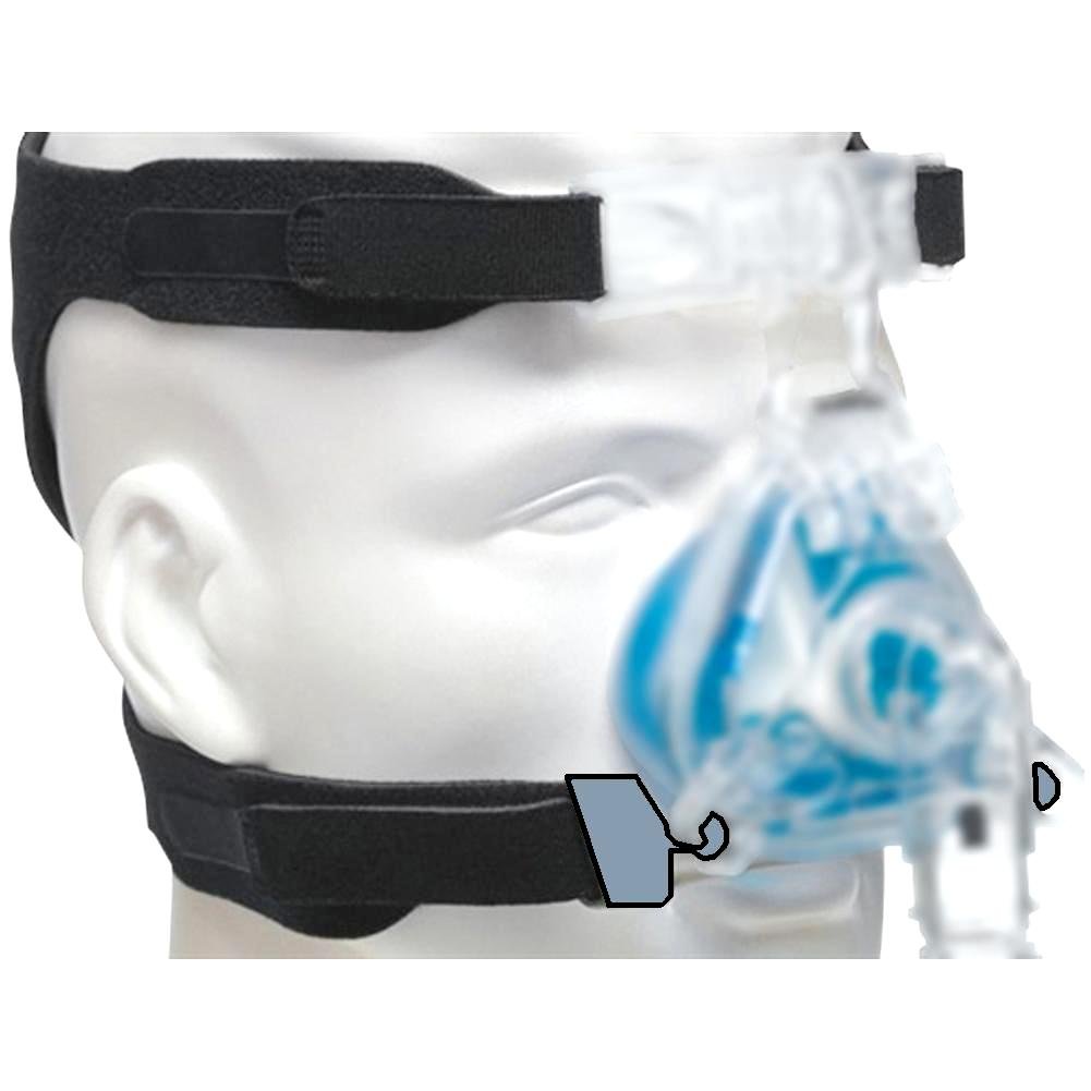 Black Universal Headgear Cpap Comfort Masks Replaces ResMed Respironics