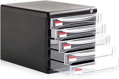 FPigSHS Gabinete de Escritorio de plástico para Oficina Comercial